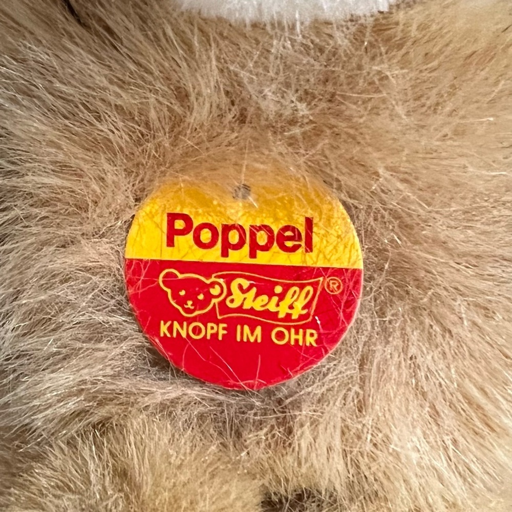 Steiff Poppel Rabbit Hare | Crouching - Picture 11 of 13